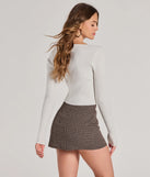 Stand out in 2025 in the Toasty Babe Long Sleeve Rib Knit Crop Top, a women's ivory long-sleeve top crafted from an elevated fabric with a modern neckline perfect for party outfits, bridal shower attire, or elevated casual outfits.