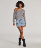 Wrap up in style with the L/S ASYM NECK PULLOVER (060052116004), a cozy  sweater for women designed for night-out looks, everyday outfits, or as a chic layering piece for the colder months.
