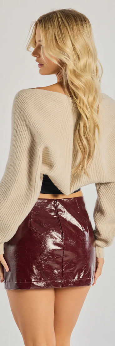 Layered Luxe Long Sleeve Knit Bolero