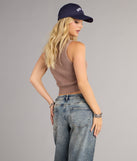 Wrap up in style with the Preppy Babe V-Neck Cropped Sweater Vest, a cozy taupe sweater for women designed for night-out looks, everyday outfits, or as a chic layering piece for transitional weather.