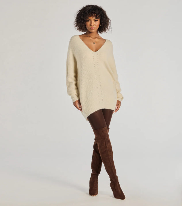 Effortless And Cozy Knit Long Sleeve Oversized Sweater | Windsor