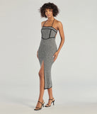 Revamp your 2025 wardrobe with this chic addition, the Chic Beauty Strappy Back Knit Midi Dress in black, perfect for elevating your style in the new year.