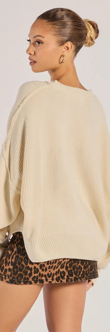 Knit Perfection Crew Neck Pullover Sweater