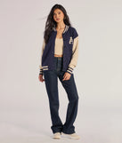 
Upgrade your style game for 2025 with the Varsity Chic Button-Down Sweater Jacket in navy, perfect for any fashion-forward wardrobe.
