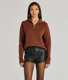 Cozy Staple Ribbed Knit Pullover Sweater