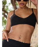 In My Feels Scoop Neck Bra Top