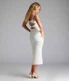 Total Attraction Cutout Bodycon Midi Dress