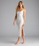 Total Attraction Cutout Bodycon Midi Dress