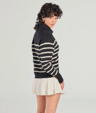 
Upgrade your style game for 2025 with the Stylish Stripes Collared Knit Sweater in black, perfect for any fashion-forward wardrobe.