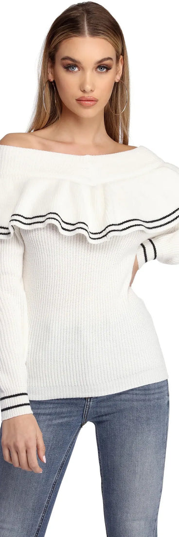 Prepped Success Long Sleeve Top