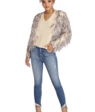 Shabby Chic Shaggy Cardigan