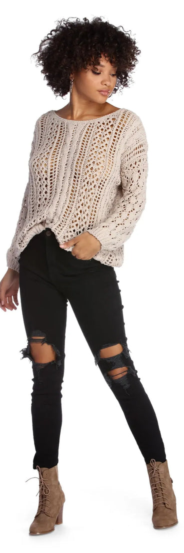 Whisper Softly Pullover Sweater