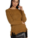 Side To Side Lattice Sweater