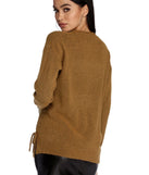 Side To Side Lattice Sweater
