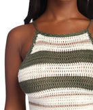 Cutie In Crochet Crop Top