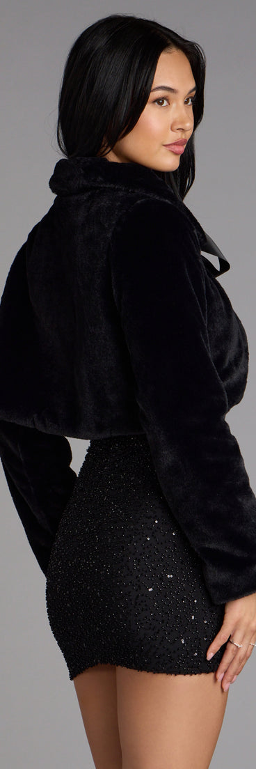 Wrapped in Luxe Faux Fur Jacket