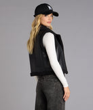 Chill Factor Faux Sherpa Trim Vest