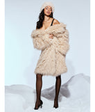 Luxe Life Faux Fur Trench Coat