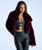 Drama Hour Faux Fur Cropped Jacket