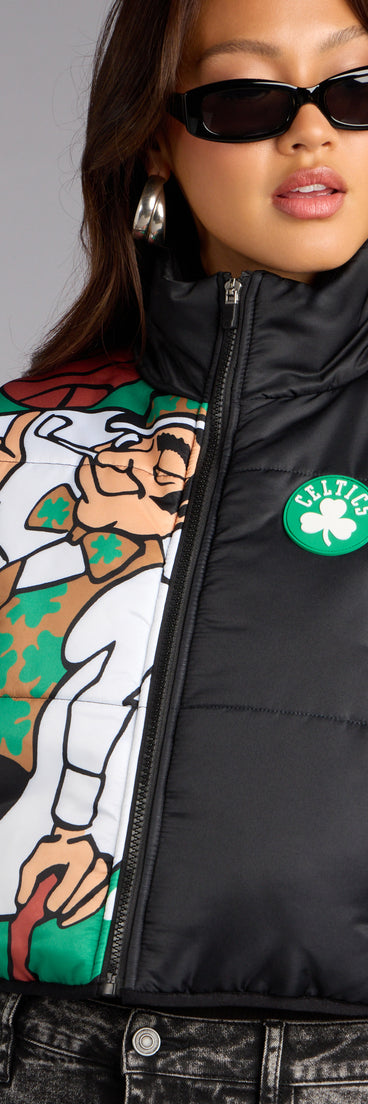 Ultra Game NBA Boston Celtics Puffer Vest