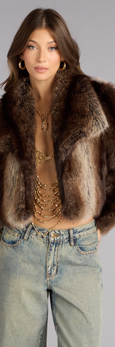 Frost Kiss Faux Fur Jacket