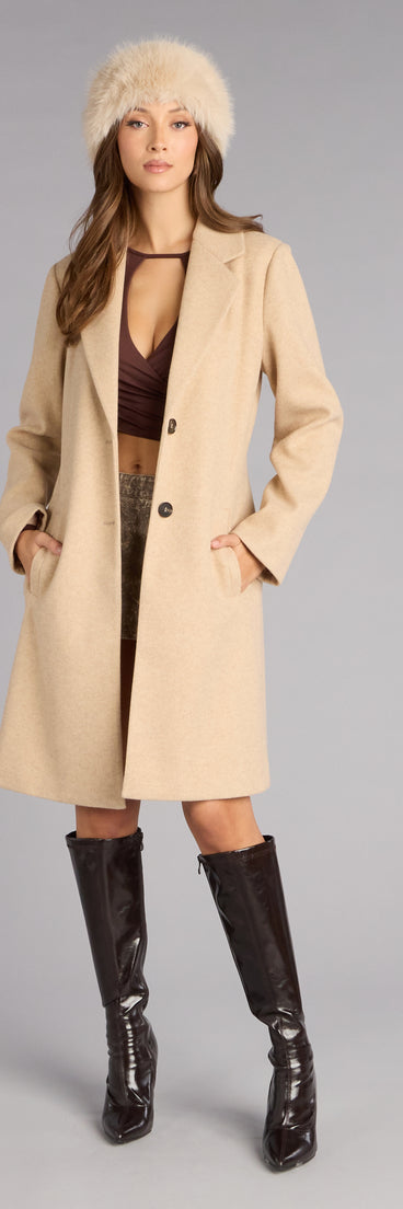 Classic Icon Button-Up Trench Coat