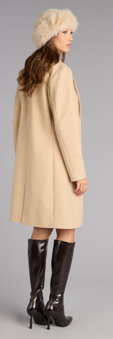 Classic Icon Button-Up Trench Coat