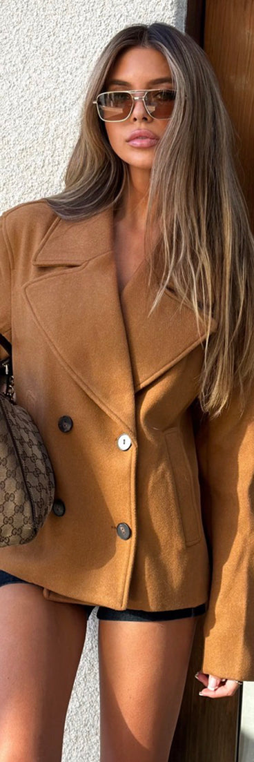 Street Classic Faux Wool Coat