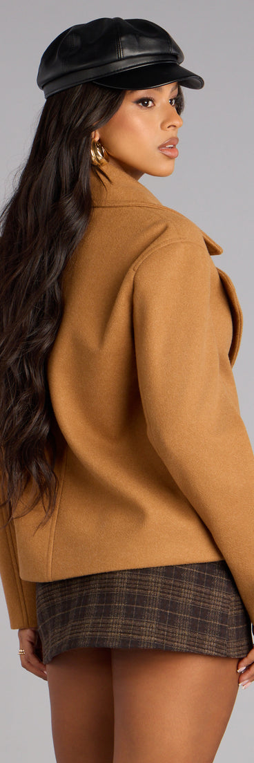 Street Classic Faux Wool Coat