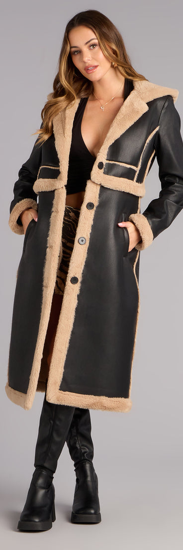 Cold Front Cutie Convertible Trench Coat