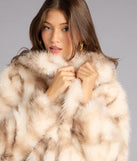 Winter Chic Faux Fur Cropped Coat