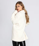 Lovin' Knit Teddy Trench Coat