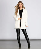 Lovin' Knit Teddy Trench Coat
