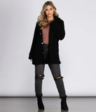 Lovin' Knit Teddy Trench Coat
