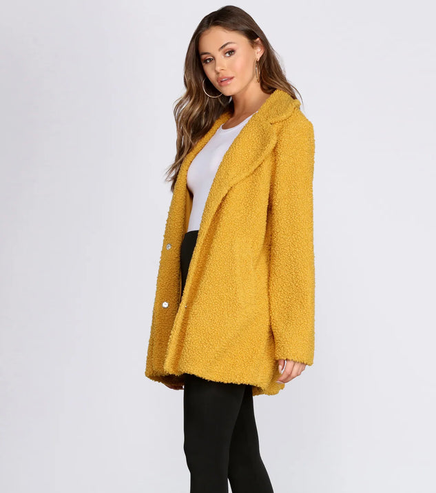 Long Teddy Trench Coat
