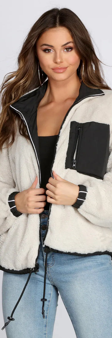 Two Moods Reversible Bomber Jacket