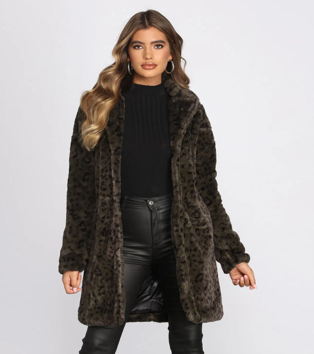 Purrfectly On Trend Leopard Coat