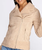Penny-Lane Faux Suede Jacket