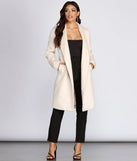Straight Elegance Long Fur Coat