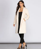 Straight Elegance Long Fur Coat