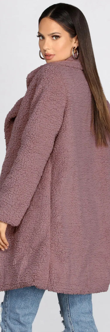 Stay Snug Long Sherpa Jacket