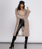 Long Line Fringe Coat