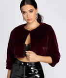 All The Fur Cropped Jacket