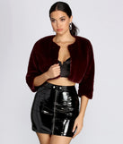 All The Fur Cropped Jacket