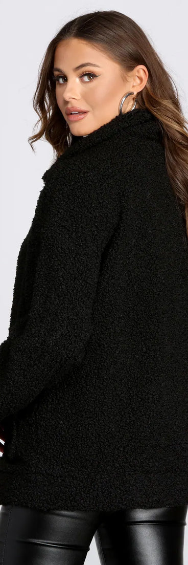 Cozy Cutie Teddy Jacket