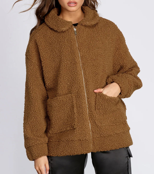 Oversized Teddy Jacket | Windsor Oversized Teddy Jacket | Windsor