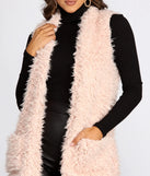 Love To Layer Long Faux Fur Vest