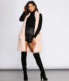 Love To Layer Long Faux Fur Vest