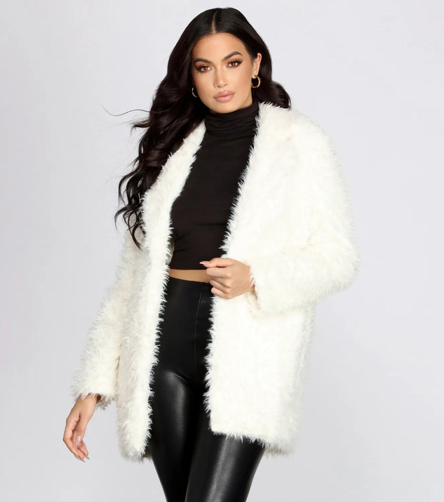 No Chill Faux Fur Long Jacket