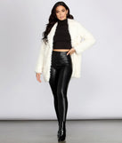 No Chill Faux Fur Long Jacket